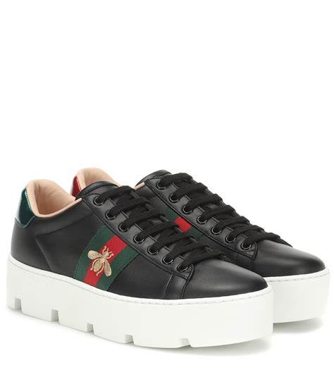 ace leather sneaker gucci sale|Gucci ace sneakers men discounted.